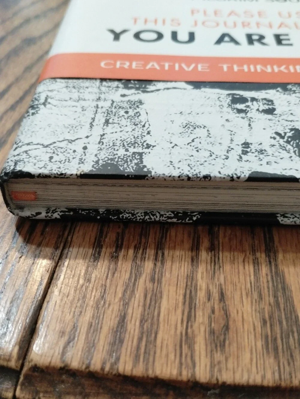 Pilgrim Creative Thinking Journal - Black, White, Orange